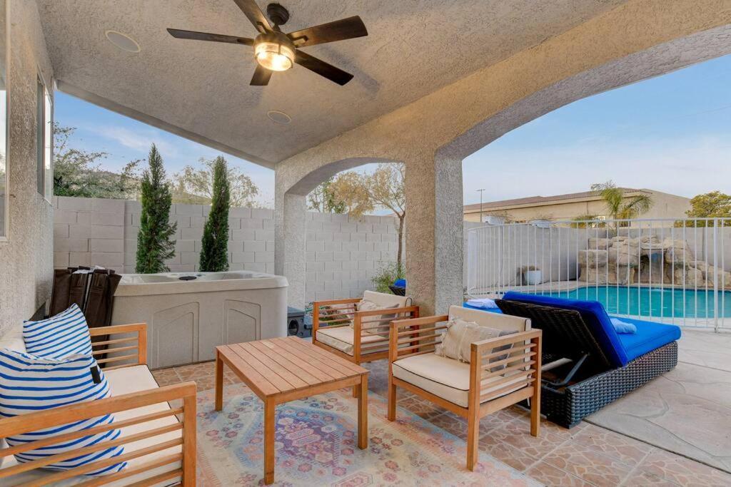 הוילה לאס וגאס Beautiful 5Br W/King Beds, Pool & Hot Tub, Games מראה חיצוני תמונה